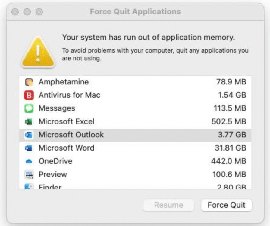 Memory Leak with macOS Monterey