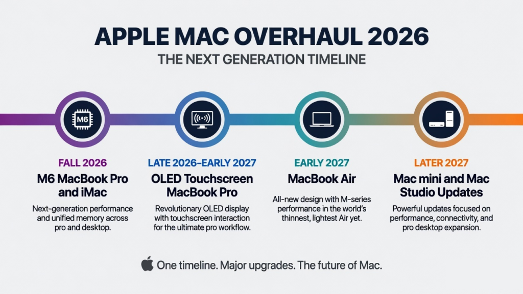 Apple Mac Overhaul 2026: Full Roadmap, Timeline & Buying Guide