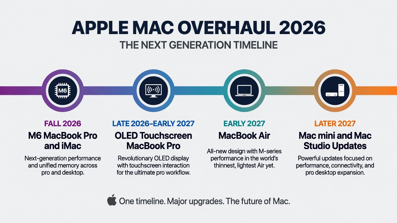 Apple Mac Overhaul 2026: Full Roadmap, Timeline & Buying Guide